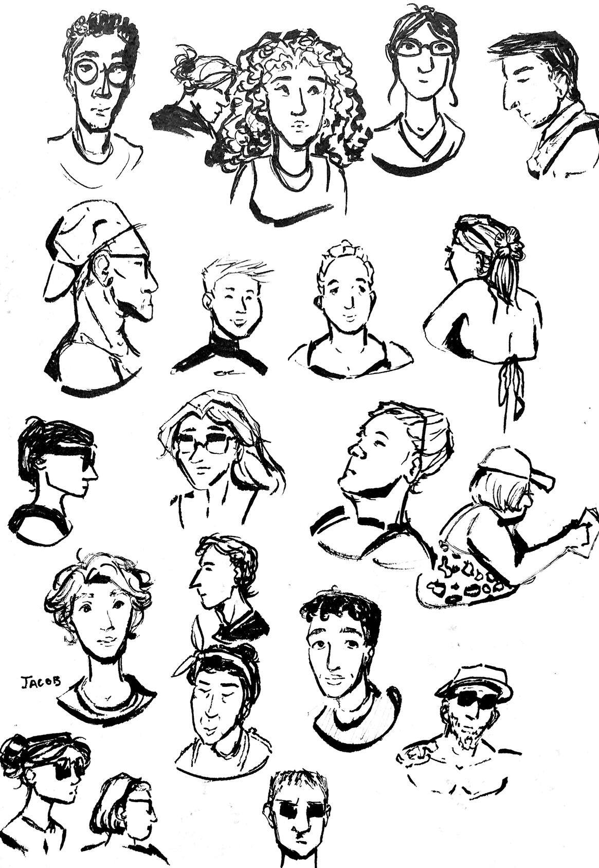 People Watching - Greece